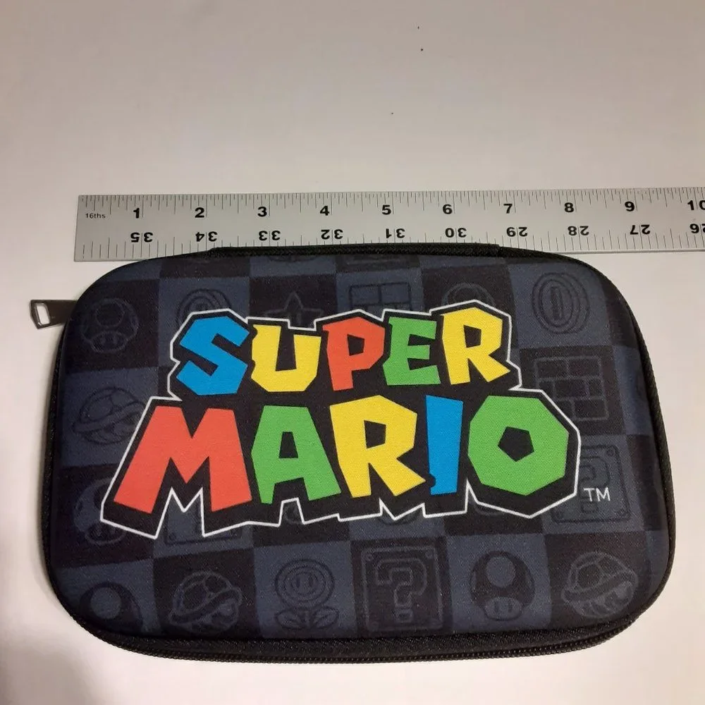 Nintendo 2DS 3DS DSi Super Mario Bros Carrying Case Black
